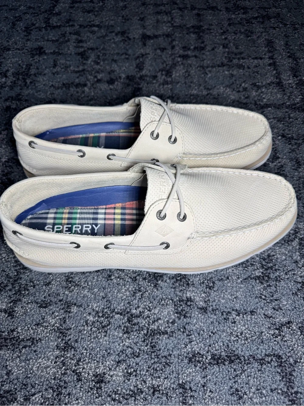Sperry Men's Leeward 2-Eye Leather Boat Shoe Size 13